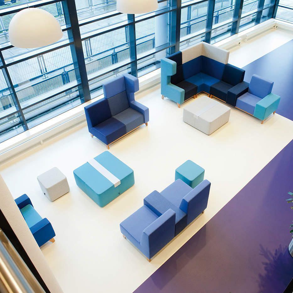 Unite akoestisch meubilair modulaire lounge banken