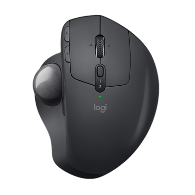 Ergonomische muis met tackball voor minder polsklachten