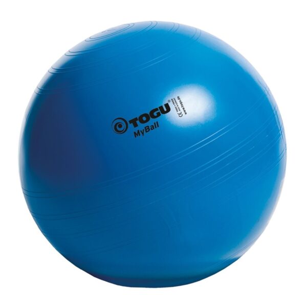 Blauwe ergonomische zitbal voor een actieve en gezonde werkhouding