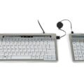 Bakker & Elkhuizen ergonomisch toetsenbord met apart numeriek toetsenbord en USB-aansluiting.