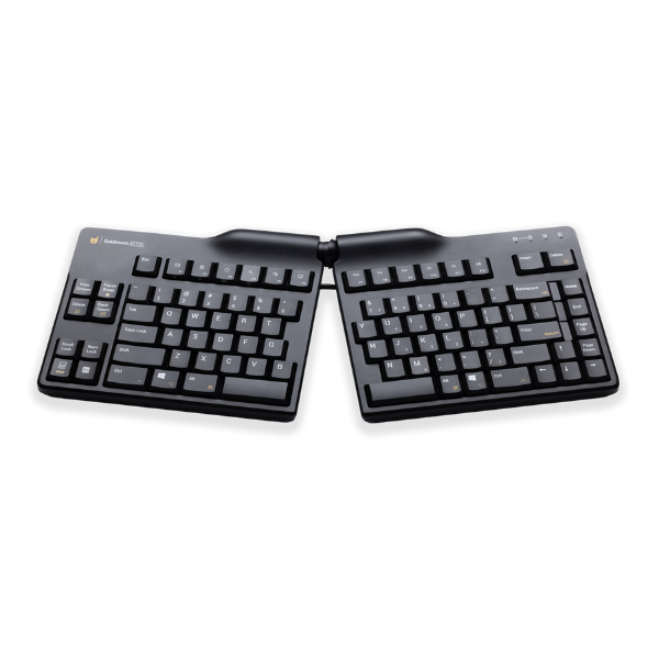 Goldtouch Elite split-toetsenbord met ergonomische vorm voor ontspannen polshouding