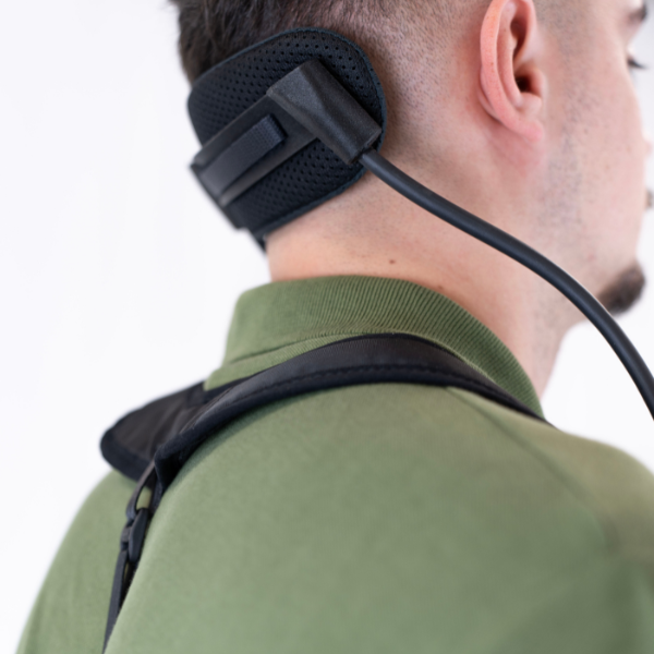 HAPO Neck herverdeelt belasting naar middenrug en vermindert nek‑ en schouderspanning