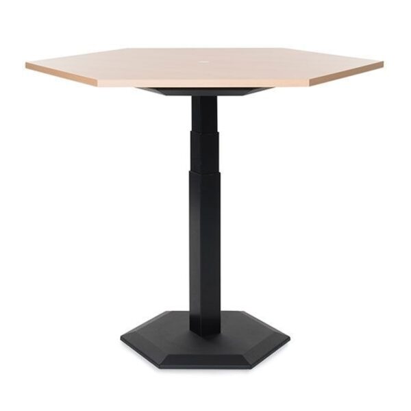 Health2Work Honeycomb vergadertafel met stastoelen