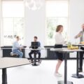 Honeycomb vergadertafel in moderne kantoorinrichting