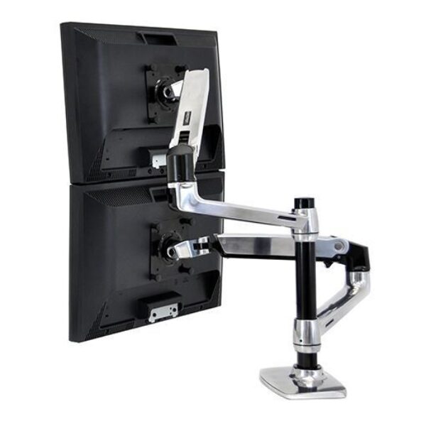 Ergotron LX Dual monitor arm achterkant