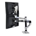 Ergotron LX Dual monitor arm achterkant
