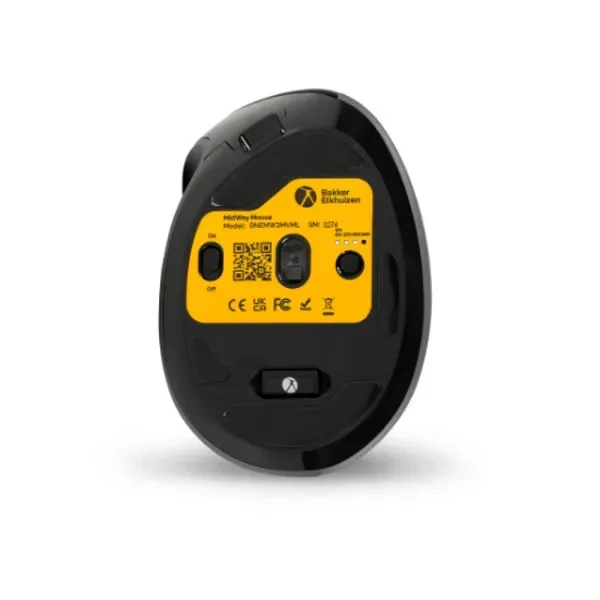 MidWay muis met drie verbindingsopties en plug play gebruik