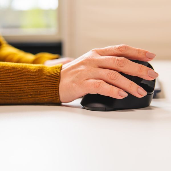 Ergonomische PRF Mouse Wireless voorkomt RSI-klachten