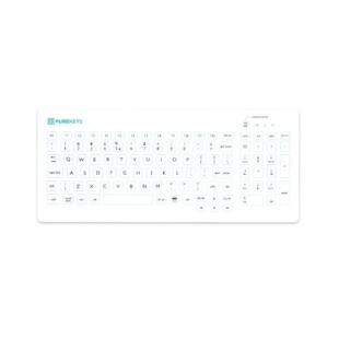 Purekeys - Compact Toetsenbord - Bedraad - Wit - US