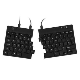 R-Go Split Break - Zwart - Bedraad